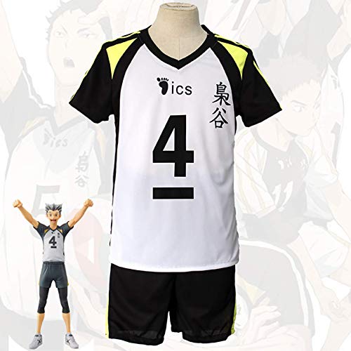 JOJO STYLE Cosplay Costumes Anime Haikyuu!! Kotaru Bokuto School ...