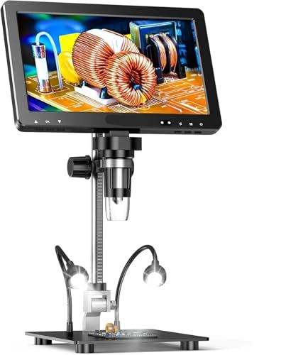 Microscope numérique 10,1" IPS HDMI HD 1500X 20MP portable pour observation précise