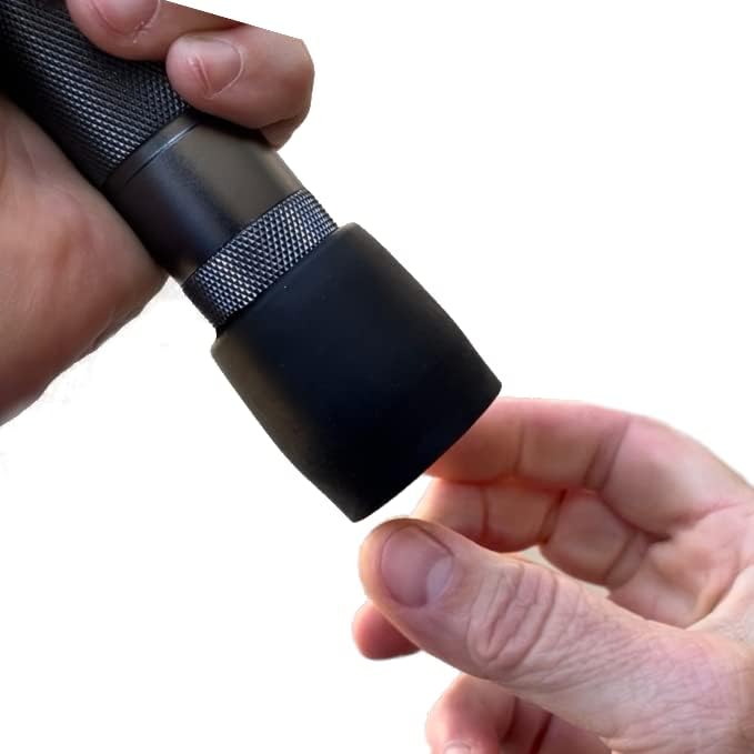 Miniatura 3 de Puntas de goma antideslizantes de 1 18 pulgadas (paquete de 4) para puntas tácticas de paseocómoda,