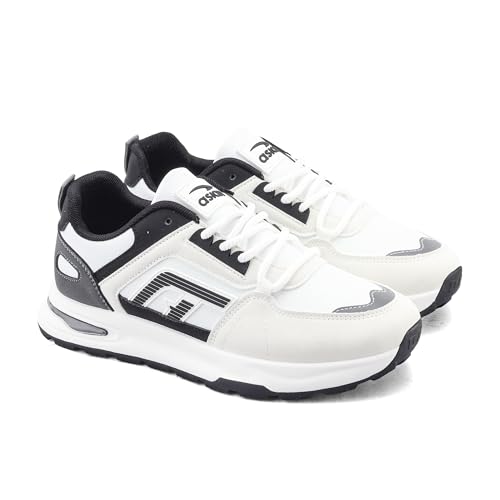 Image of ASIAN Python-10 Men's Sports Sneakers with Premium Look | Memory Foam Tech, Arch & Lateral Support, Stylish Casual Shoes for Walking & Daily Comfort