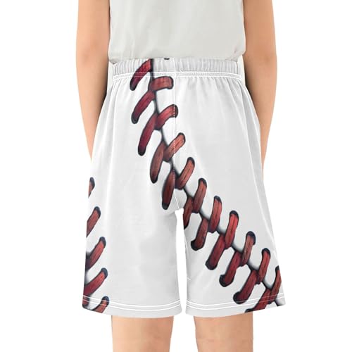 ALAZA Fashion Baseball Liner Pajama Shorts Sleep Shorts Pant Lounge Pajama Bottoms Elastic Waist with Pockets2
