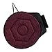 LOVIVER Coussin de Rotation de Siège de Voiture, Coussin Tournant Antidérapant Coussin de Siège de Chaise de Mobilité de D'éponge de Pivotement, Diamants de Vin Rouge