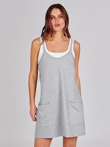 Image of ANRABESS Women Athletic Dress Summer Tennis Workout Active Sports Mini Romper Dress Built in Shorts Travel Vacation Clothes