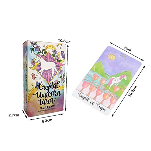 78 Cards/Set Crystal Tarot Cards Guidance