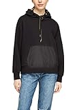 mit Bindeband als Verschluss s.Oliver Damen Sweatshirt im Fabricmix black L