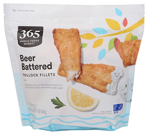 365 By Whole Foods Market, Pollock Beer Battered Frozen, 32 Ounce #TOP28
