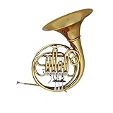 Ce cor d'harmonie à deux tubes en fa/si bémol est fabriqué en laiton avec un corps épaissi pour une résonance accrue et un son plus riche et ample. Il offre une bonne réactivité, un son harmonieux et une durabilité supérieure, tout en étant plus résistant à la déformation.