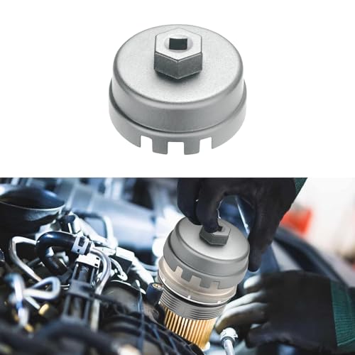 Wrench For Toyota Lexus, Camry, 4 Runner, Rav4, Tundra, Tacoma, Highlander, Sienna, Oil Filter Removal Tool For 2.5-5.7l Engines With 64mm 14-slot Cartridge Style Oil Filter Housings
