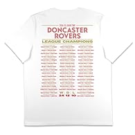 2024/25 CHAMPIONS CELEBRATION – Celebrate Doncaster’s League Two title-winning season with a commemorative fan-made champions T-shirt. PREMIUM ORGANIC COTTON – Soft, breathable material designed for comfort on matchdays, away trips and everyday wear....