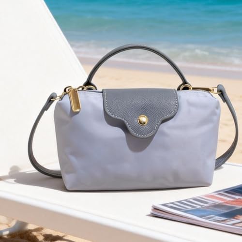 Bolso bandolera para mujer color azul claro miniatura 1