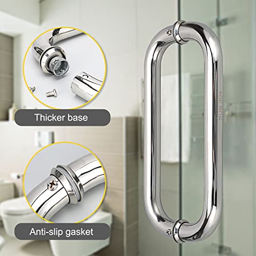 Bouton de porte design push-pull pour douche et intérieur moderne - 3