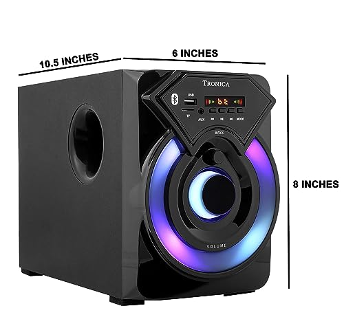 Image of TRONICA Version:5 Ace Series 5.1 Bluetooth Home Theater with Vivid Light Effects Supports Pen-Drive, SD Card, FM, Aux, TV and Remote