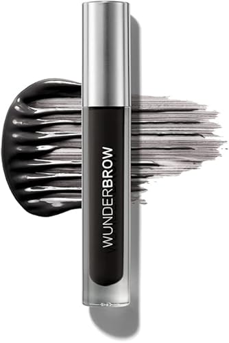 WUNDERBROW Waterproof Eyebrow Gel, Jet Black, Vegan and Cruelty-Free