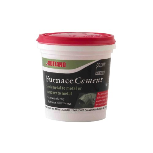 Rutland Products Black, 8 fl oz Furnace Cement