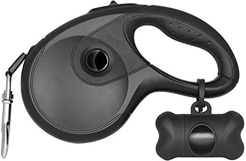 Collares Y Correas, Pet Products CHEELOM Correa Retráctil para Perros Durable Correa Ajustable para Perro de 5M para Perros pequeños medianos Grandes de hasta 35kg botón dispensador de...