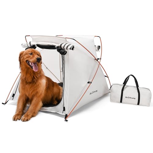 Pawthway Portable Dog Tent for Large Pets up to 100lb or...