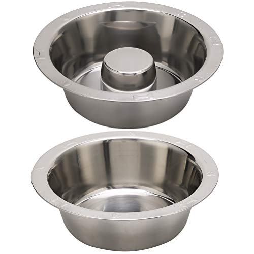 extra large slow feeder dog bowl