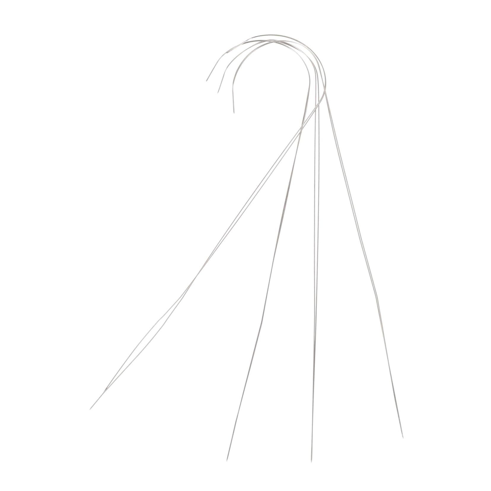 EPIGEIST 4pcs Beading Needles for Sewing Embroidery Bent Needles Fine Workmanship Lightweight Portable Ideal for Hand Sewing