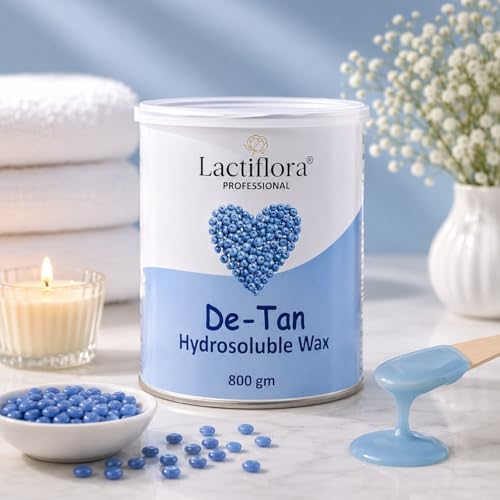 Image of Lactiflora Professional De-Tan Hydrosoluble Wax, 800 gm, Hair Removal Wax Beads