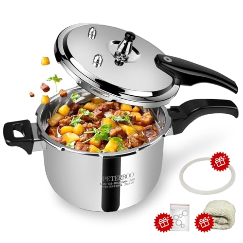 Premium Stainless Steel Small Pressure Cooker 3 quart | 8 Safety Features & Quick Cooking | stovetop pressure cookers;instant pot pressure cooker;olla de presion pressure cooker 3+qt mini