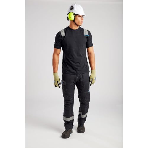 Image of Portwest PS53 Height Endurance PPE Work Hard Hat in Protective Hivis Colors ANSI | Orange, One Size, ANSI /ISEA Z89.1, Adjustable Chin Strap, Head Protection, 6 Point Textile Harness, Electrical
