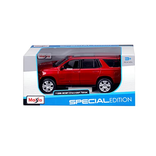 Maisto Chevy Tahoe 1:24 Rojo Vehículo de Plástico para Niños miniatura 4