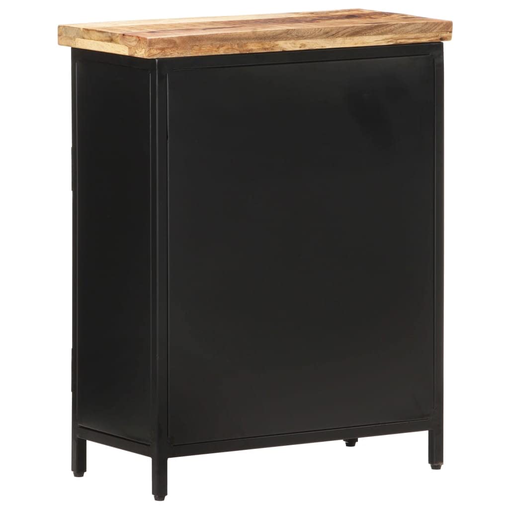 Aparador de Cocina Aparador multifuncionalAparador de Madera de Mango Rugosa 60x30x76 cmAdecuado para Cocina Comedor