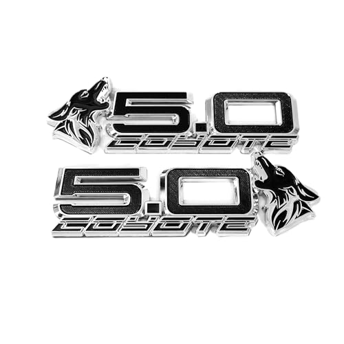 Image of S650 Style - Coyote inch5.0 inch Fender Badges (Pair)
