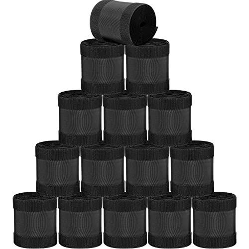 Image of WILLBOND Carpet Cord Cover Cable Protector Floor Cover Cable Protector Management Only for Commercial Office Carpet(147.64 ft,Black)