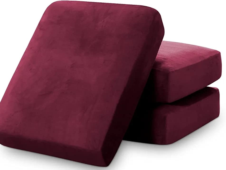 See full amazon price history chart for Naman Arts Sofa Foam Cushions in Velvet with Zip Cover (Seat - 22"x21"x5") | Density:- 32 Foam | Warm and Decent Visual | Stretchy Soft Velvet Fabric | Multipurpose Using Cover | (Pack of 3, Red) Naman Arts Sofa Foam Cushions in Velvet with Zip Cover (Seat - 22"x21"x5") | Density:- 32 Foam | Warm and Decent Visual | Stretchy Soft Velvet Fabric | Multipurpose Using Cover | (Pack of 3, Red) (B0CKL6C51G) Amazon Price History, Amazon Price Tracker