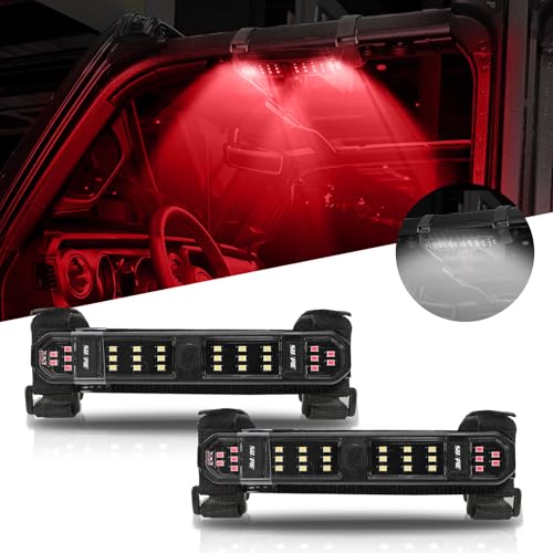 Image of SUNPIE SXS Dome Light Battery Powered Universal Roll Bar Lights, 2Packs