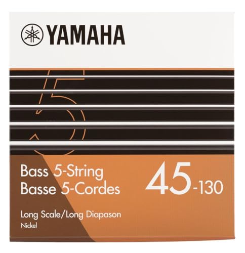 YAMAHA SB45-5 5-String Long Bass Guitar Strings – Nickel
