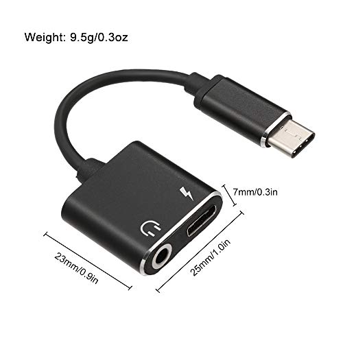 2 para 1 Tipo-C para 3,5 mm Adaptador AUX Carregador de Fone de Ouvido para Samsung Huawei Xiaomi LG