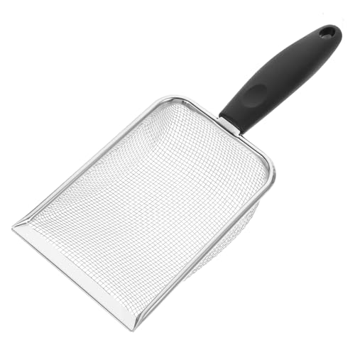 Kisangel Setaccio Da Spiaggia Per Shovel Per Raccolta Con Manico Ergonomico Filtra Sabbia e Conchiglie Gioco Sicuro e Resistente Per Attività All Aperto Spiaggia