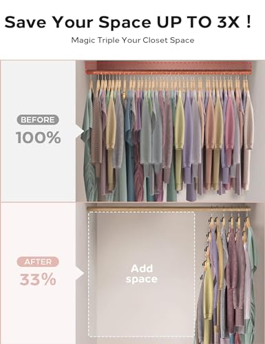 Kireida 20 Stück Kleiderbügel-Verbindungshaken, rutschfeste Samtbeschichtung, Beflockte Kleiderbügel-Verlängerungshaken, Kompliment für Ihre Samt-Kleiderbügel, platzsparend - Grau