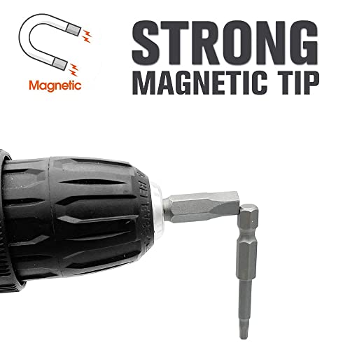 Saipe 10Pcs Magnetic Pentagon Head Screwdriver Bit Set Metric Sizes 1/4 Inch Hex Shank 5 Sided Security Tamper Proof Screw Driver Drill Bits, 50Mm/2Inch Length For Power Drills And Impact Drivers #TOP2