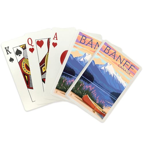 Baraja de Poker Lantern Press 52 Cartas Banff Canadá miniatura 2