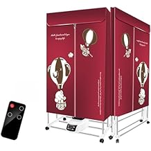 Electric Portable Clothes Dryer,2000W Large Capacity 1/2-Tier Heated Clothes Airer with Cover,Foldable with Overheat Protection,Electric Clothes Drying for Apartments,Families,Dormitories Style-3