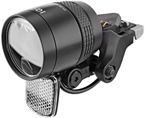MonkeyLink Lumotec Iq-x E Ml 150 Connect-Faro Delantero para Bicicletas eléctricas Lux, Unisex Adulto, Negro, 115 x 60 x 42 mm