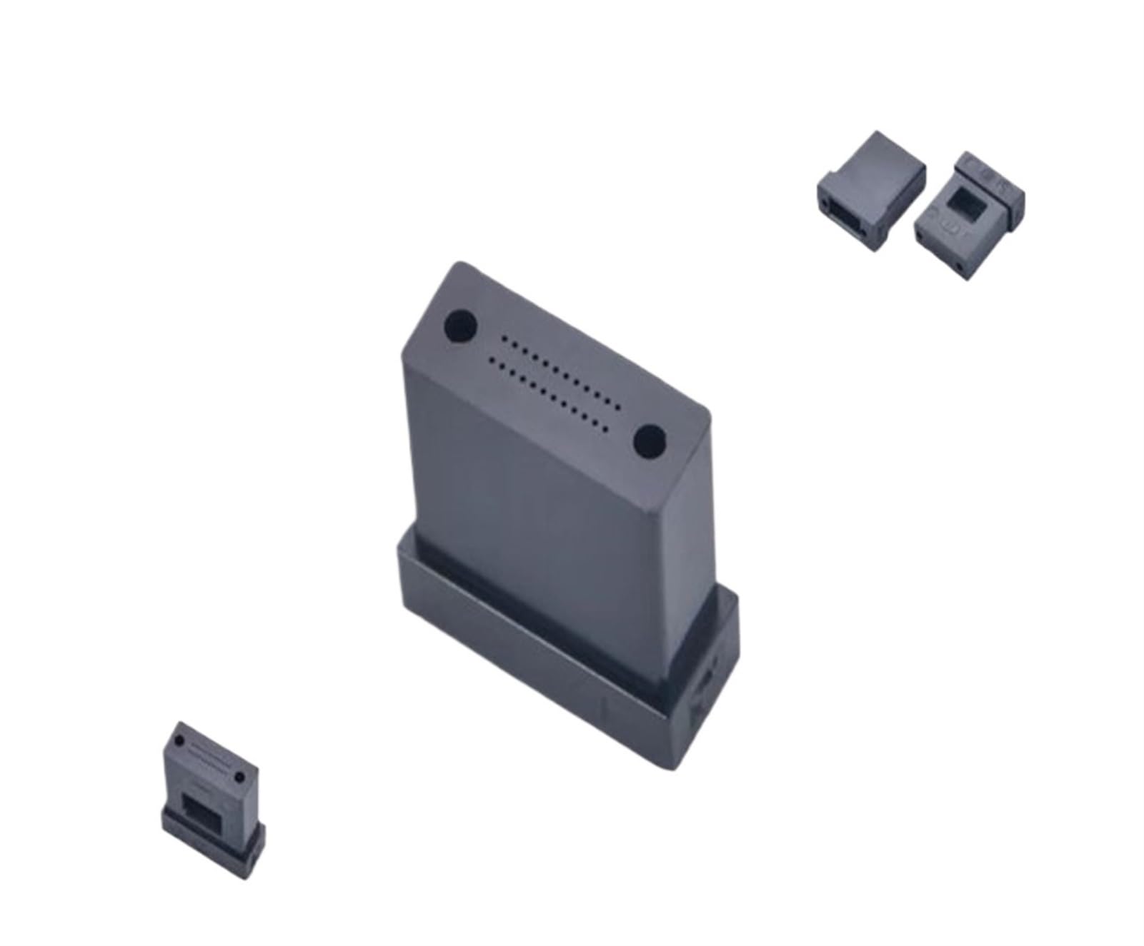 MPO-Ferrule, 12/24/36 Kerne, 100 Stück, Multimode-Singlemode-MT-Glasfaser-Stecker, Standard-Verlust, verlustarmer Faser-Jumper(12C SM Standard)