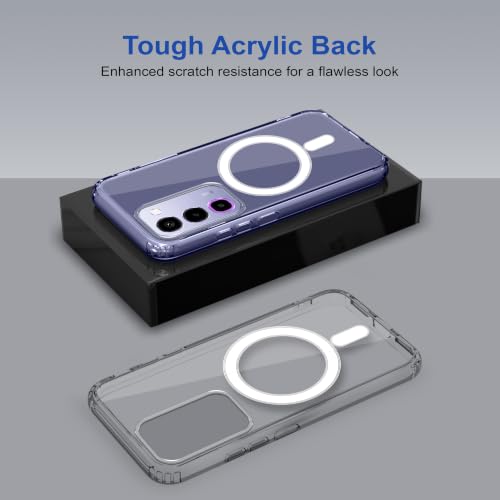 Image of Zapcase Back Case Cover for Realme P4R 5G | Compatible for Realme P4R 5G Back Cover | Compatible with MagSafe | Scratch-Resistant Back Cover | Clear
