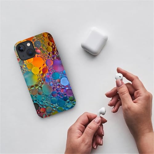Coque iPhone 15 marbre orange CARLOCA en silicone