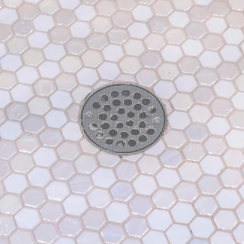 10 piezas de atrapapelos desechables para desagüe de ducha miniatura 5