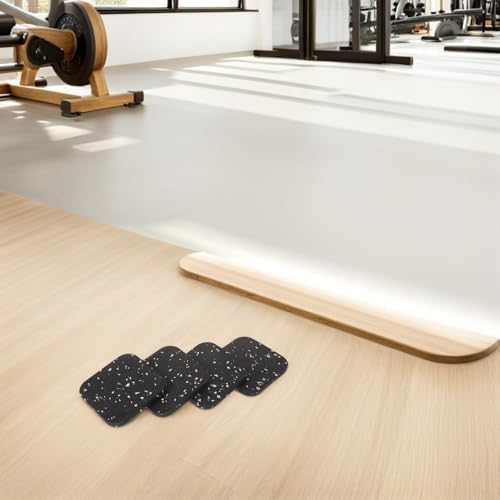 GALPADA 8pcs Almohadillas de Goma para Cinta de Correr Antideslizantes y Absorción de Impactos con Material de Goma de Alta Densidad para Protección de Piso en Ejercicios miniatura 5