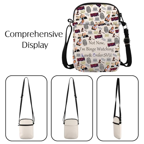 Detective Tv Series Inspired Gift Not Now I'm Binge Watching Crossbody Bag Law Detective Team Gift2