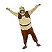 Bioworld Shrek Men's Hooded Kigurumi Onesie Costume-Large