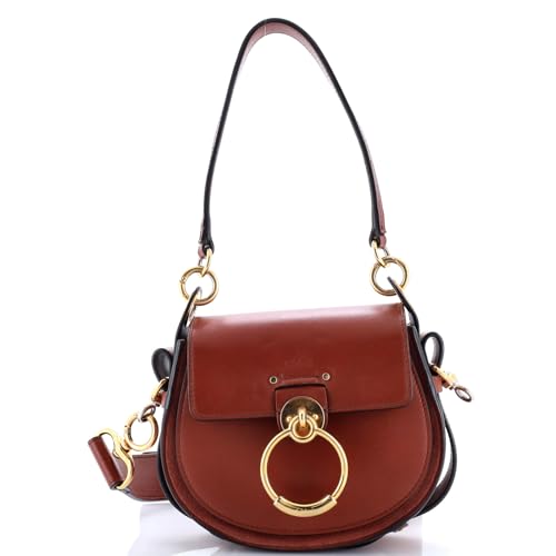 Pre-Loved Tess Bag Leather Small, Brown