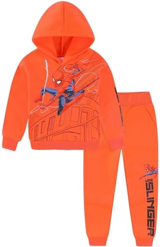 Marvel Spider-Man Boys 2 Pc Hoodie and Pants Set for Toddlers to Big Kids