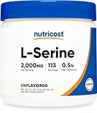 Nutricost L-Serine Powder, 113 Servings (.5LB) - 2,000 MG Per Serving - Non-GMO, Gluten Free