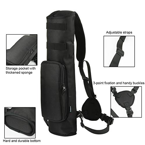 Homakover Archery Compact Multi-Function Back Quiver Arrow Holder, Adjustable Quivers Hanged Target Shooting Quiver For Arrows, Bow Hunting And Target Practicing #TOP2